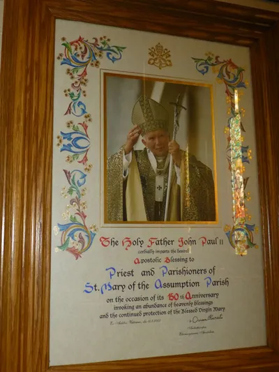 Apostolic blessing.