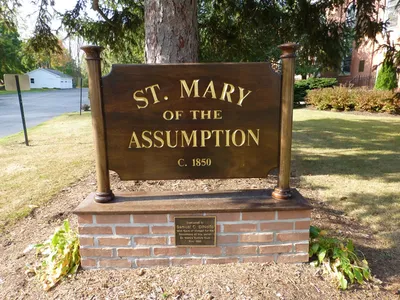 Church sign.