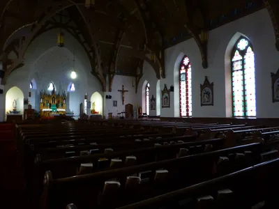 From back left corner.