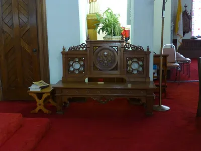 Celebrant's chair.