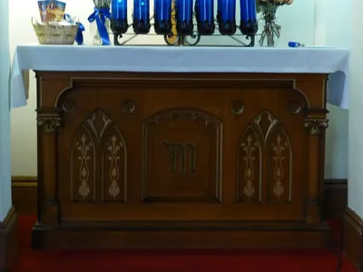 Our Lady altar.
