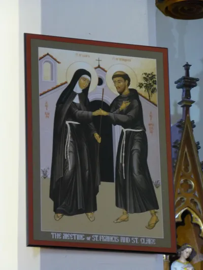 Ss. Francis and Claire icon.