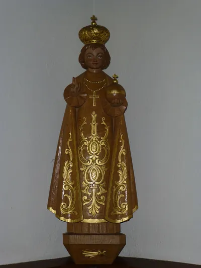 Infant of Prague statue.