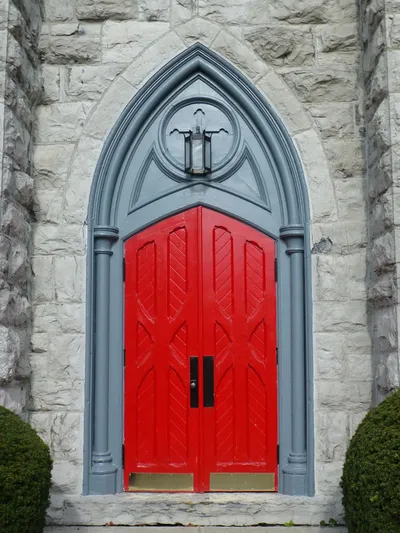 Side door.