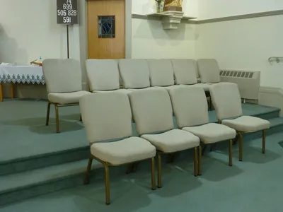 Choir seating.