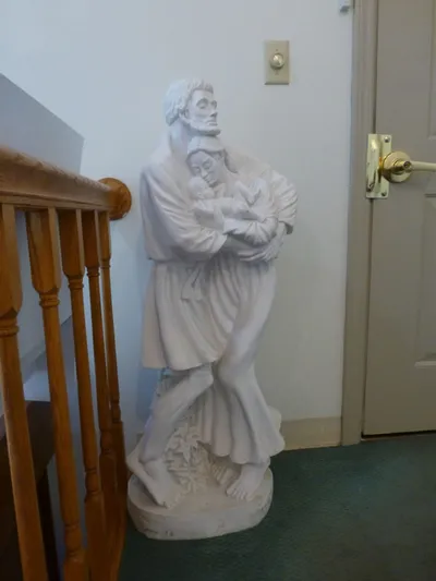 Holy Family statue.