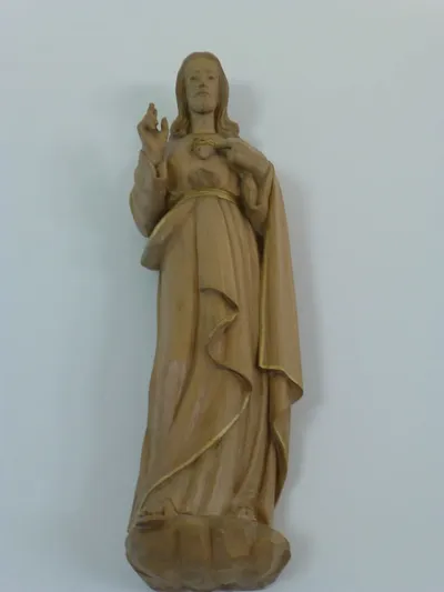 Sacred heart statue.