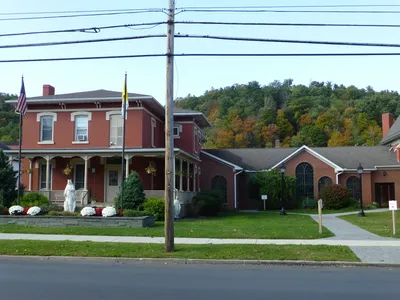 Rectory and gathering space.