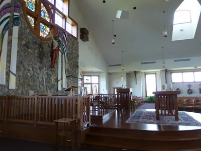 Sanctuary seen from the left.