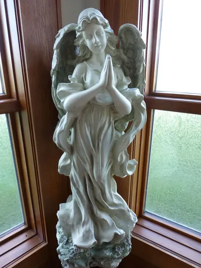 Angel statue.