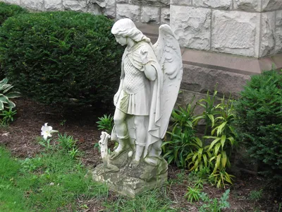 Statue of St. Michael.
