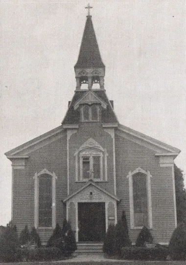 Exterior of church, 1939. Source: Catholic Courier Golden Jubilee Edition: 1889-1939