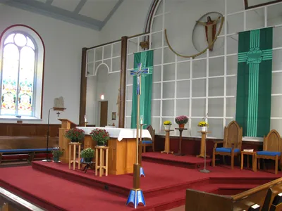 Sanctuary from right angle.