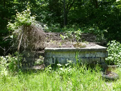 Platform, possibly from one of the former shrines.