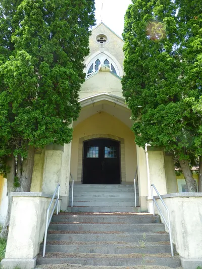 Entrance to chapel.