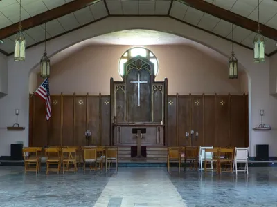 Front of the chapel.