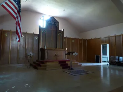 Sanctuary from left angle.