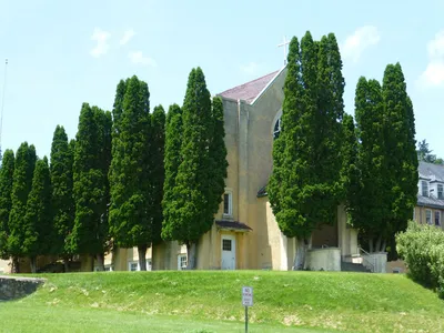 Chapel seen from left angle.