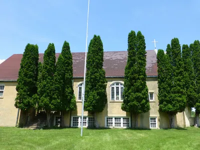 Left side of chapel.