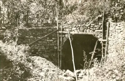 Grotto restoration in the early 1980s. Source: Communities of the Word, the Conesus Story: 1924-1984
