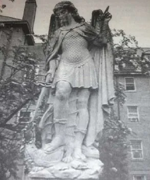 Statue of St. Michael. Source: Communities of the Word, the Conesus Story: 1924-1984