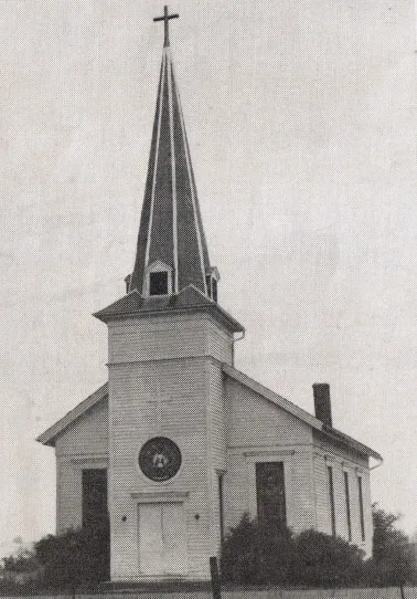 Exterior of church, 1939. Source: Catholic Courier Golden Jubilee Edition: 1889-1939
