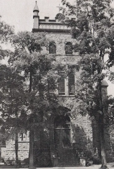 Exterior of church, 1939. Source: Catholic Courier Golden Jubilee Edition: 1889-1939