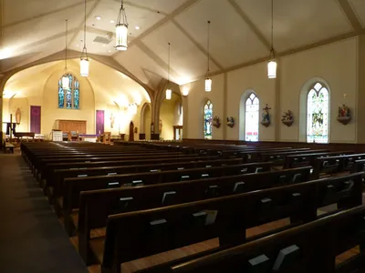 From back left corner.