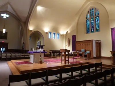 Sanctuary from right angle.