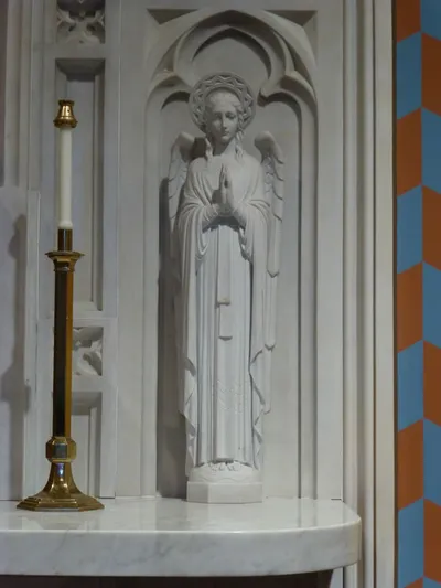 Angel statue.