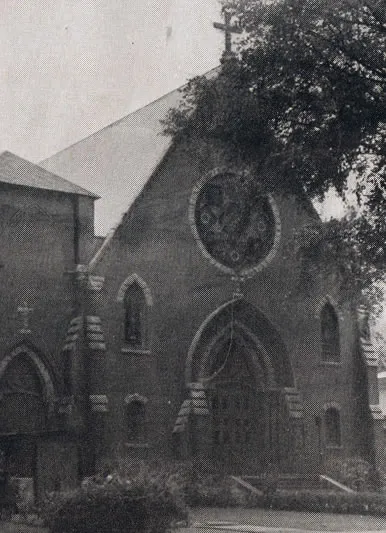 Exterior of church, 1939. Source: Catholic Courier Golden Jubilee Edition: 1889-1939