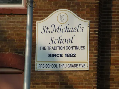 School sign.