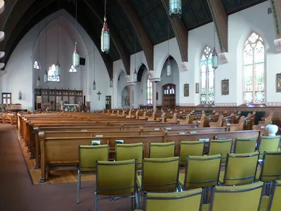 From back left corner.