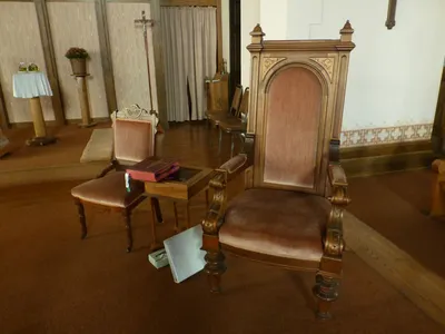 Celebrant's chair.
