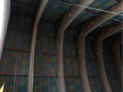 Ceiling designs.