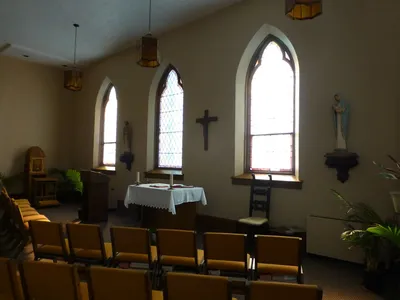 From back right corner.