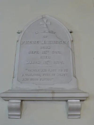 Memorial plaque.
