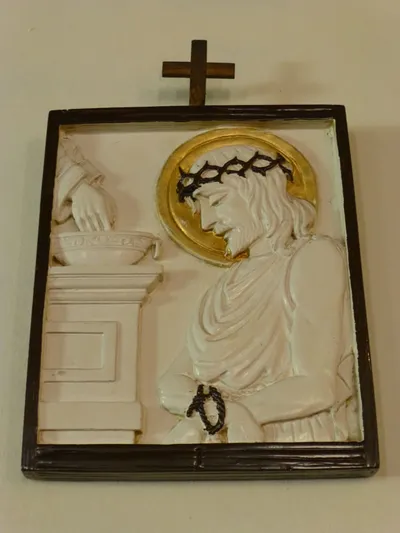 These stations came from St. Joseph church in Cayuga.