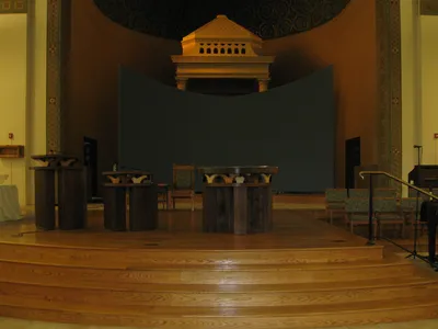 From back left corner.