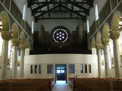 Designs above high altar.