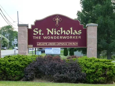 Church sign.