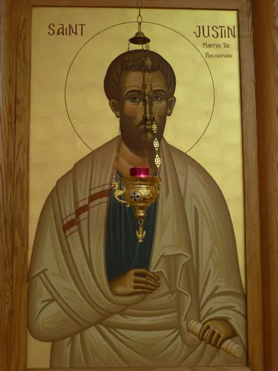 Icon of St. Justin.