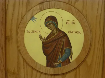 Icon of the Annunciation.
