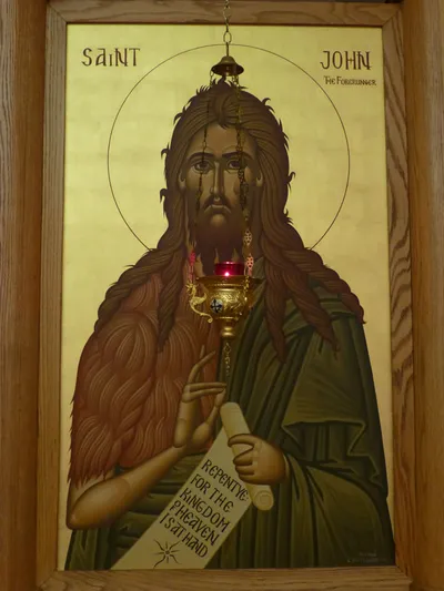 Icon of St. John the Baptist.