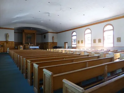 From back left corner.