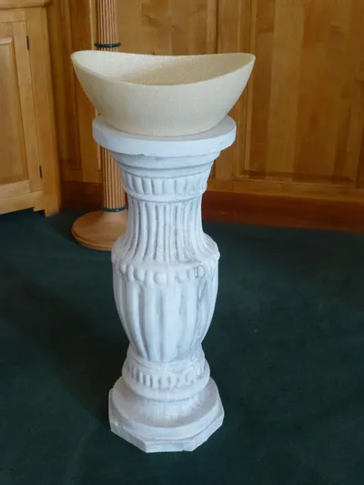 Baptismal font.