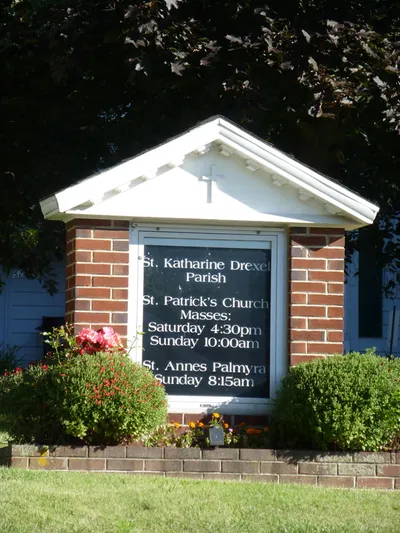 Church sign.