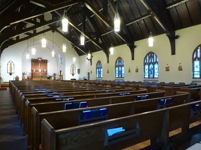 From back left corner.