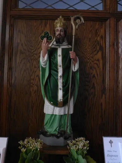 Statue of St. Patrick.