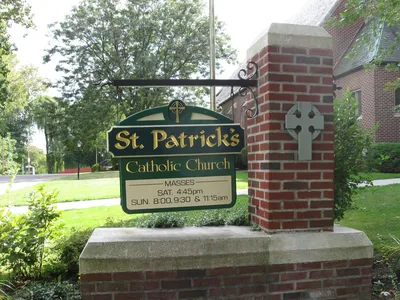Church sign.